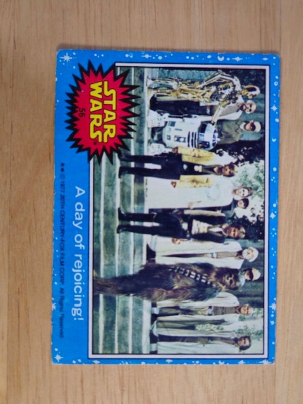 TOPPS 1977 Star Wars Cast Trading Card #56